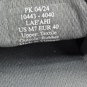 Olukai Lae'ahi Shoes Mens 7 Black Mesh Slip On Comfort Casual Beach Sneakers